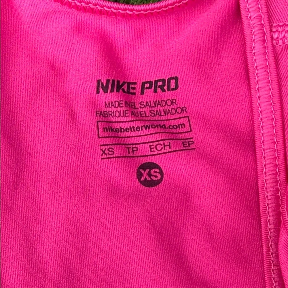 Nike Pro Dri-FIT Neon Orange Pink Training Tank Top Bundle 2pc Set XS